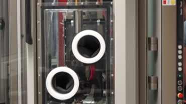 Kamer onder beschermend gas voor karakteriseren van een metalen lithium-anode